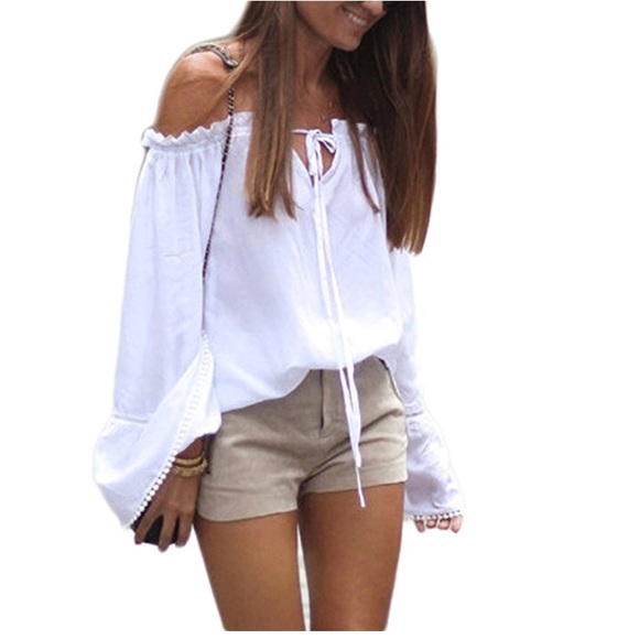 Beautiful women off shoulder blouse - Picture 2 of 5